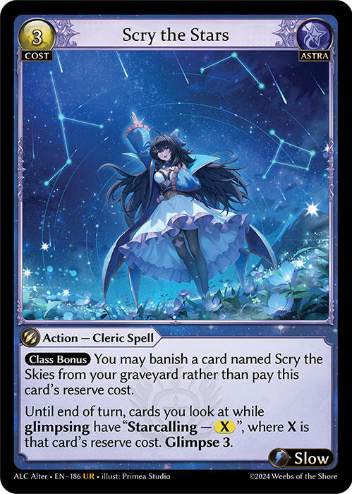 Scry the Stars, Alchemical Revolution Alter Edition 186