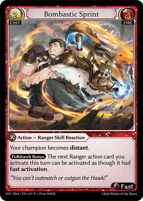 Bombastic Sprint, Alchemical Revolution Alter Edition 217