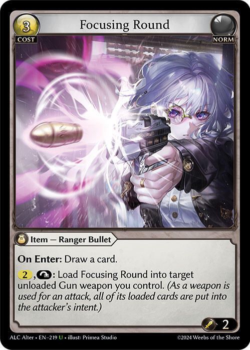 Focusing Round, Alchemical Revolution Alter Edition 219