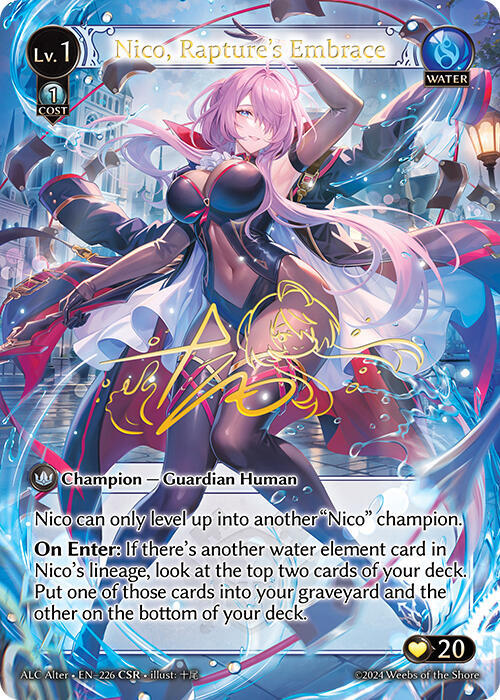 Nico, Rapture's Embrace (CSR), Alchemical Revolution Alter Edition 226