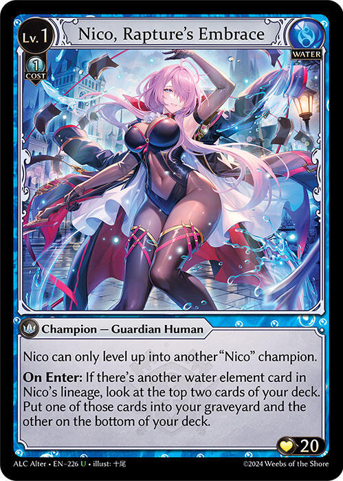 Nico, Rapture's Embrace, Alchemical Revolution Alter Edition 226