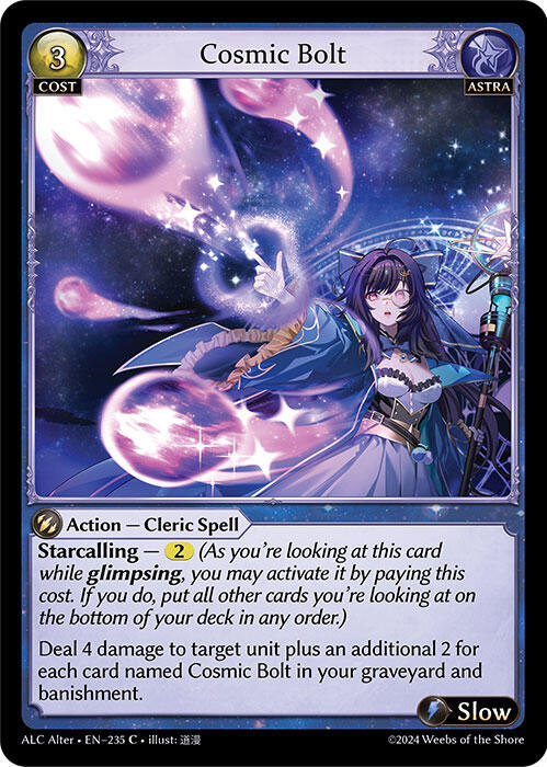 Cosmic Bolt, Alchemical Revolution Alter Edition 235
