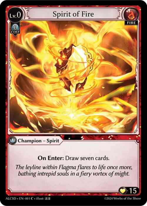 Spirit of Fire, Alchemical Revolution Starter Decks 001