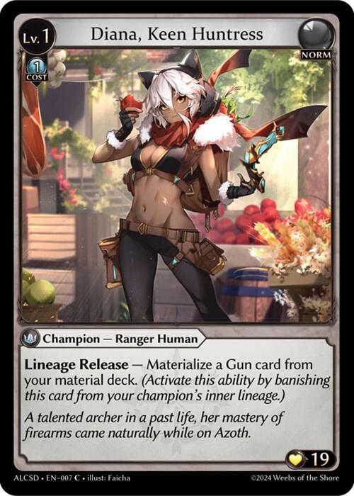 Diana, Keen Huntress, Alchemical Revolution Starter Decks 007