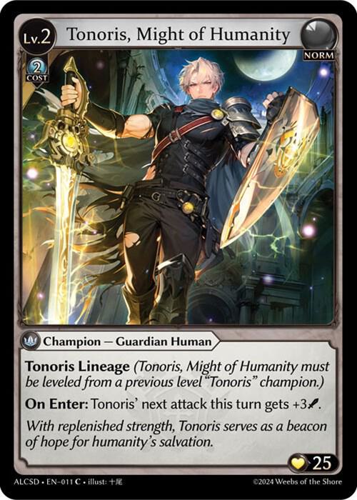 Tonoris, Might of Humanity, Alchemical Revolution Starter Decks 011