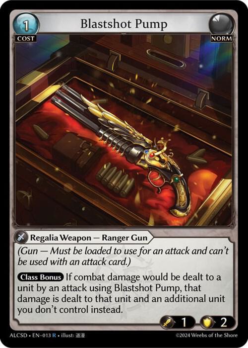 Blastshot Pump, Alchemical Revolution Starter Decks 013
