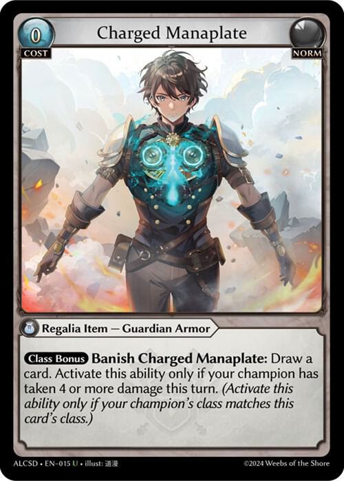Charged Manaplate, Alchemical Revolution Starter Decks 015