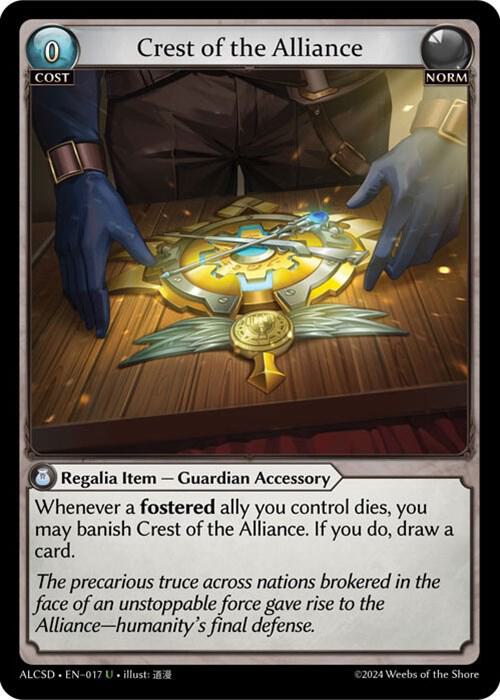 Crest of the Alliance, Alchemical Revolution Starter Decks 017