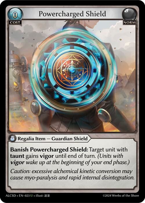 Powercharged Shield, Alchemical Revolution Starter Decks 023