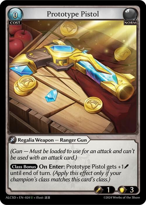 Prototype Pistol, Alchemical Revolution Starter Decks 024