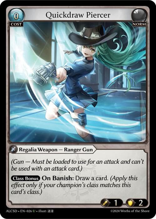 Quickdraw Piercer, Alchemical Revolution Starter Decks 026