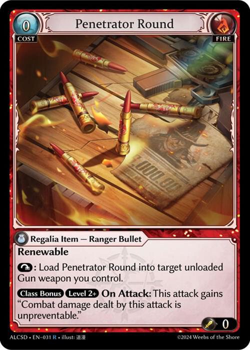 Penetrator Round, Alchemical Revolution Starter Decks 031