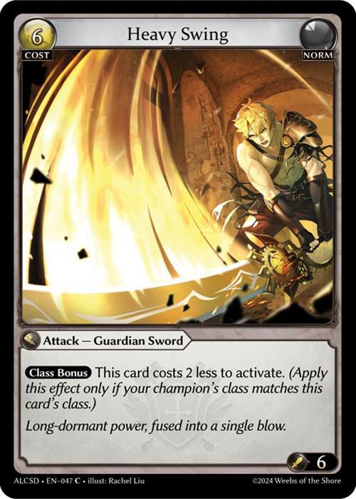 Heavy Swing, Alchemical Revolution Starter Decks 047
