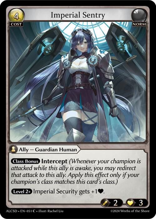 Imperial Sentry, Alchemical Revolution Starter Decks 051