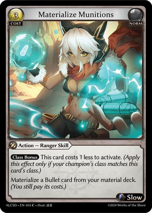Materialize Munitions, Alchemical Revolution Starter Decks 055
