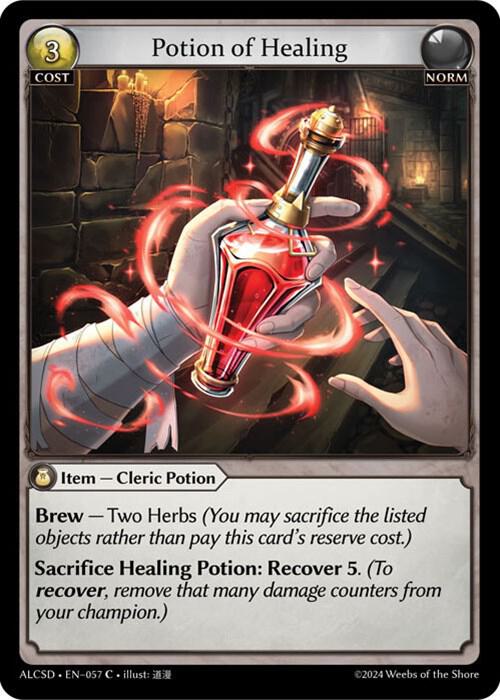Potion of Healing, Alchemical Revolution Starter Decks 057
