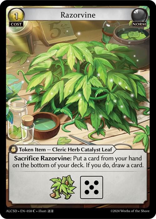 Razorvine, Alchemical Revolution Starter Decks 058