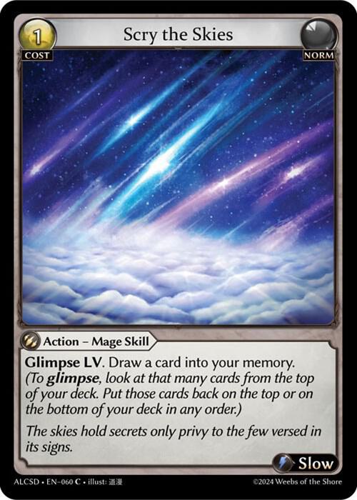 Scry the Skies, Alchemical Revolution Starter Decks 060