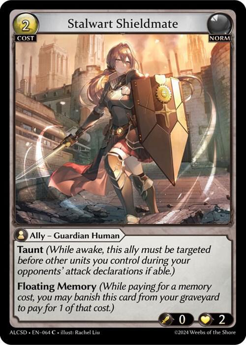 Stalwart Shieldmate, Alchemical Revolution Starter Decks 064