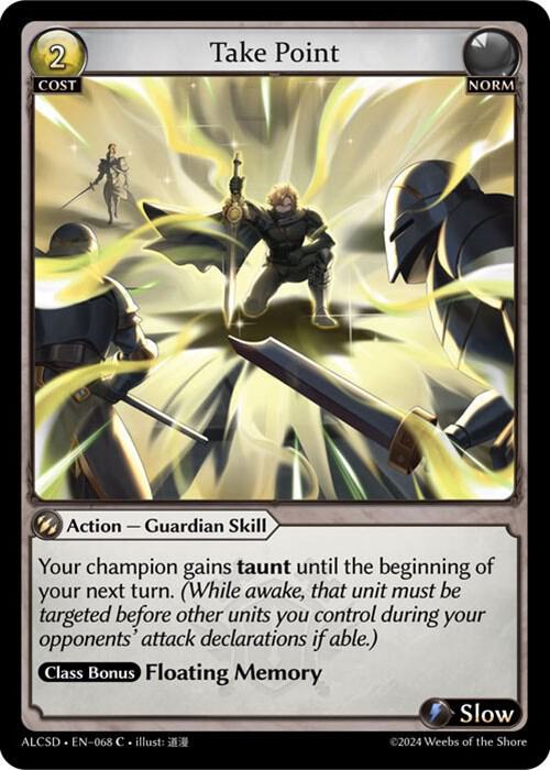 Take Point, Alchemical Revolution Starter Decks 068