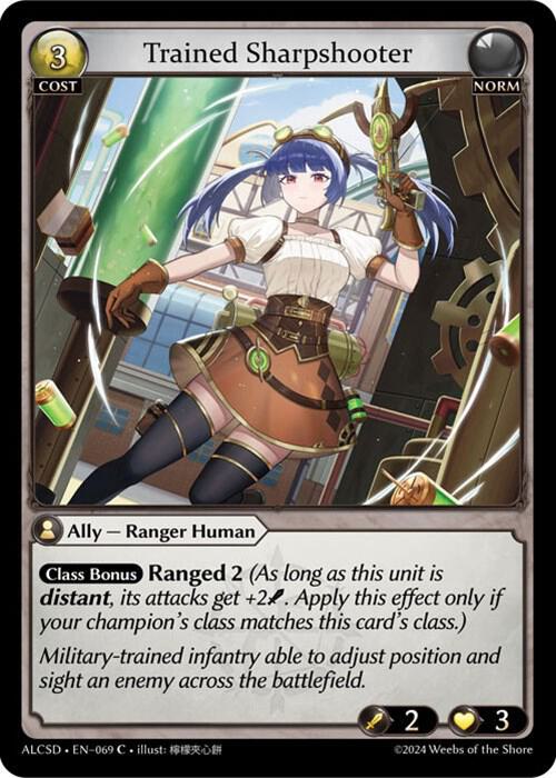 Trained Sharpshooter, Alchemical Revolution Starter Decks 069