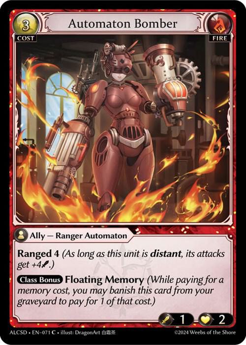 Automaton Bomber, Alchemical Revolution Starter Decks 071