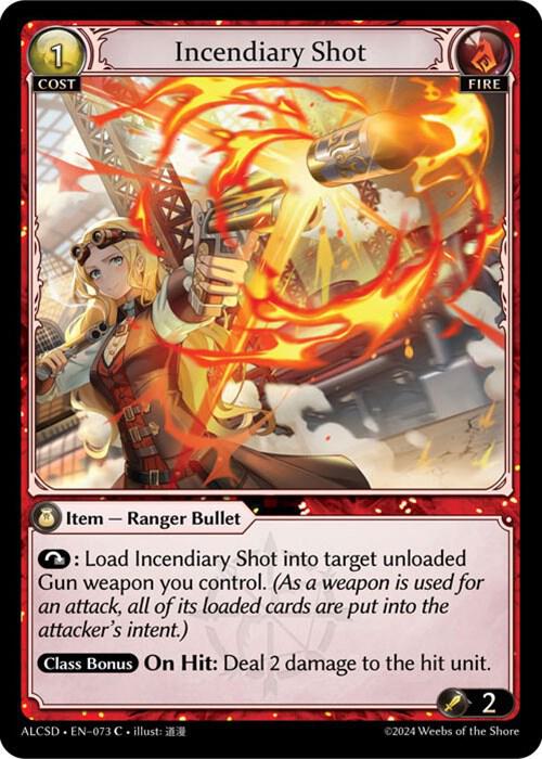 Incendiary Shot, Alchemical Revolution Starter Decks 073