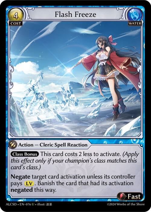 Flash Freeze, Alchemical Revolution Starter Decks 076