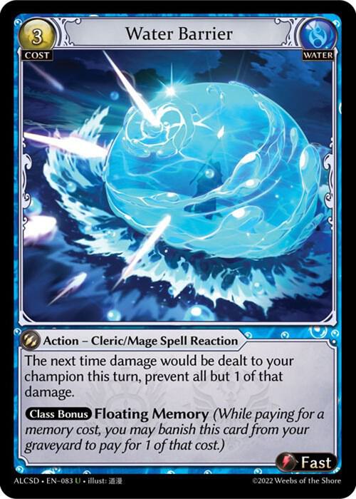Water Barrier, Alchemical Revolution Starter Decks 083