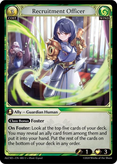 Recruitment Officer, Alchemical Revolution Starter Decks 085
