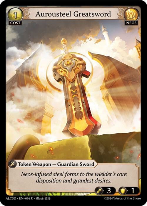 Aurousteel Greatsword, Alchemical Revolution Starter Decks 096
