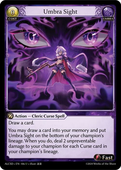 Umbra Sight, Alchemical Revolution Starter Decks 106