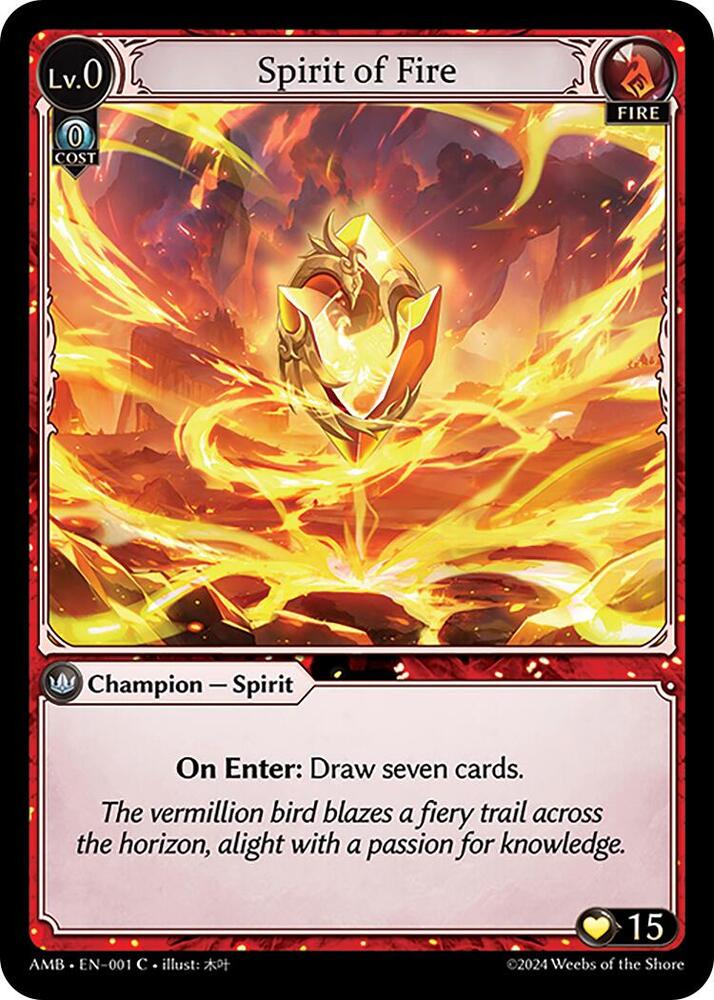 Spirit of Fire, Mortal Ambition 001
