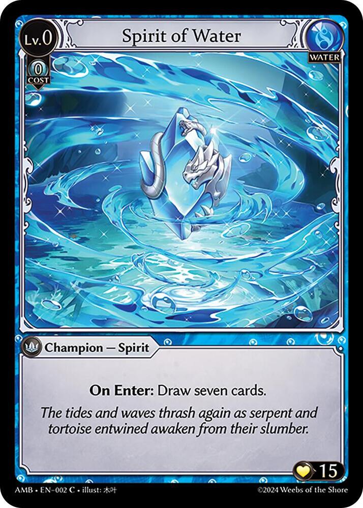 Spirit of Water, Mortal Ambition 002