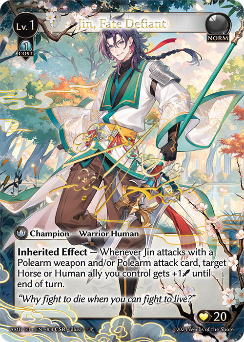 Jin, Fate Defiant (CSR), Mortal Ambition 004
