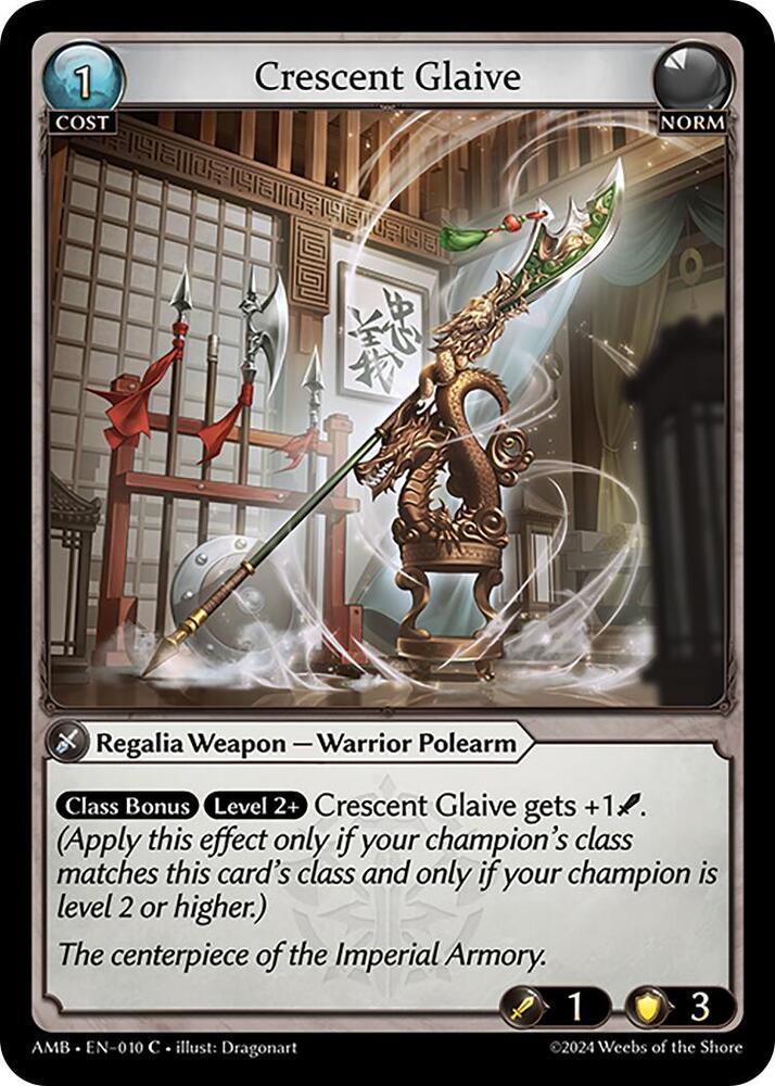 Crescent Glaive, Mortal Ambition 010