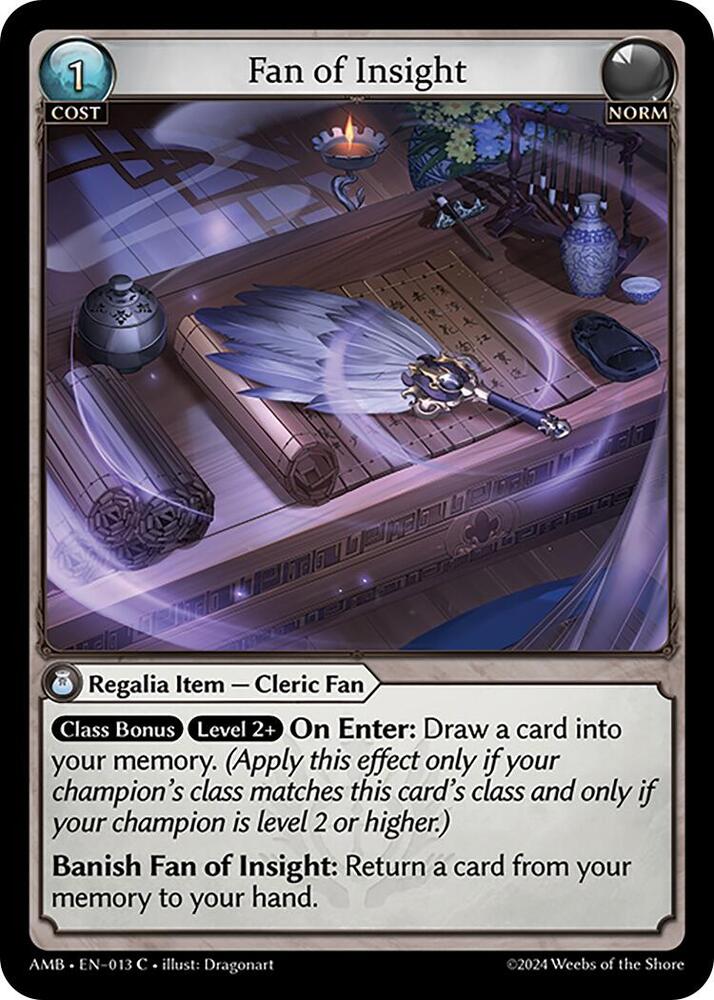 Fan of Insight, Mortal Ambition 013