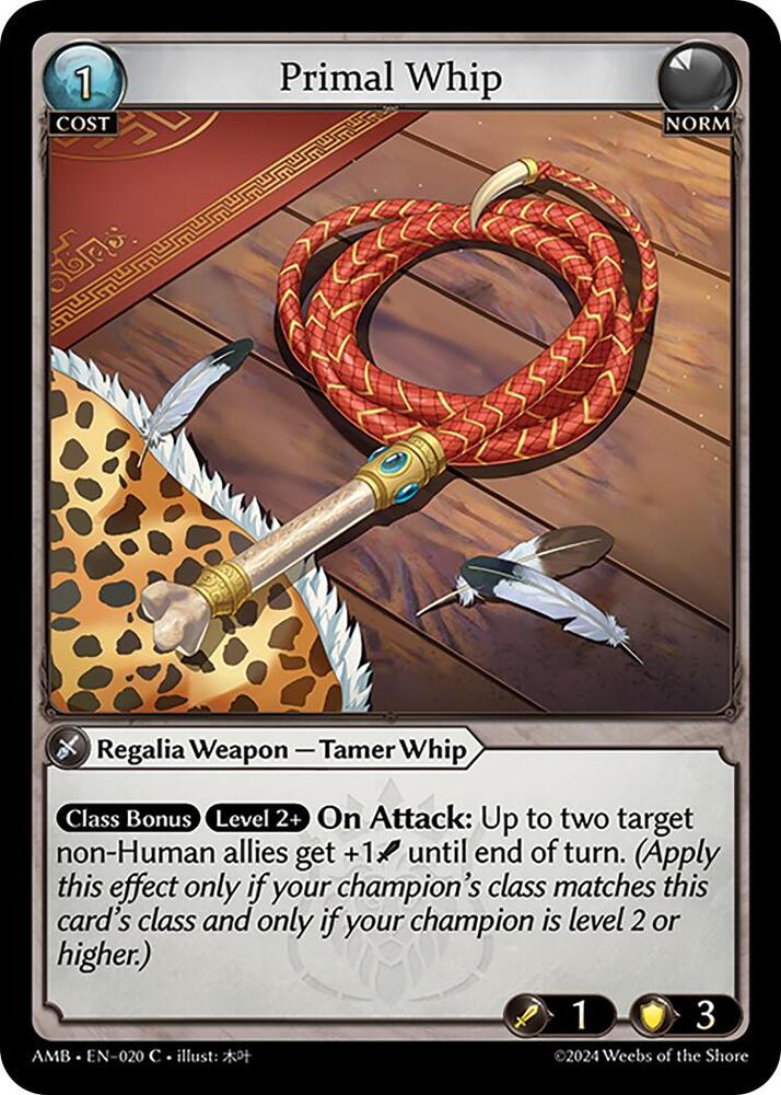 Primal Whip, Mortal Ambition 020