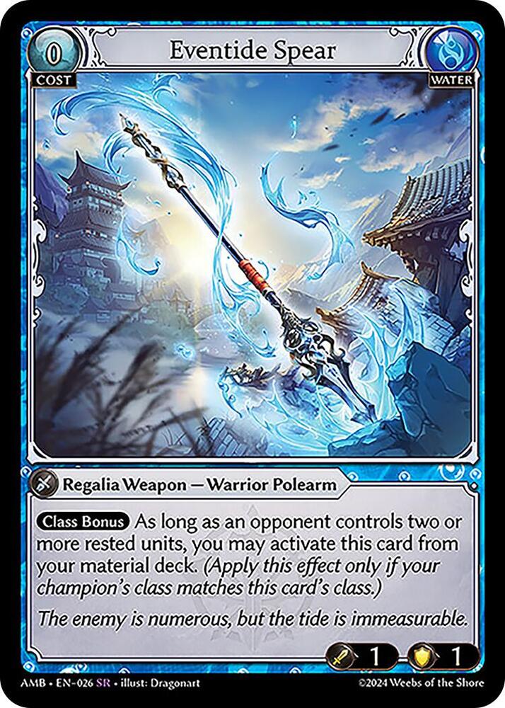Eventide Spear, Mortal Ambition 026