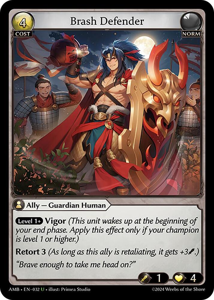 Brash Defender, Mortal Ambition 032