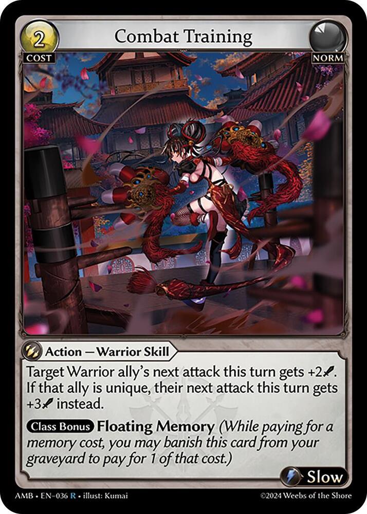 Combat Training, Mortal Ambition 036