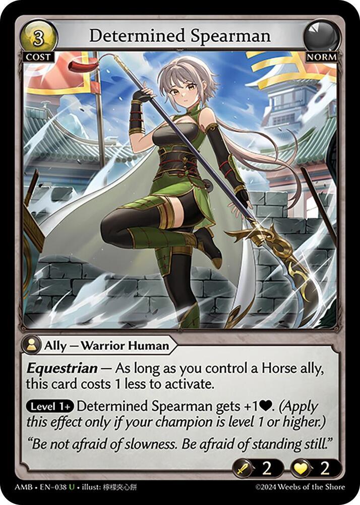 Determined Spearman, Mortal Ambition 038