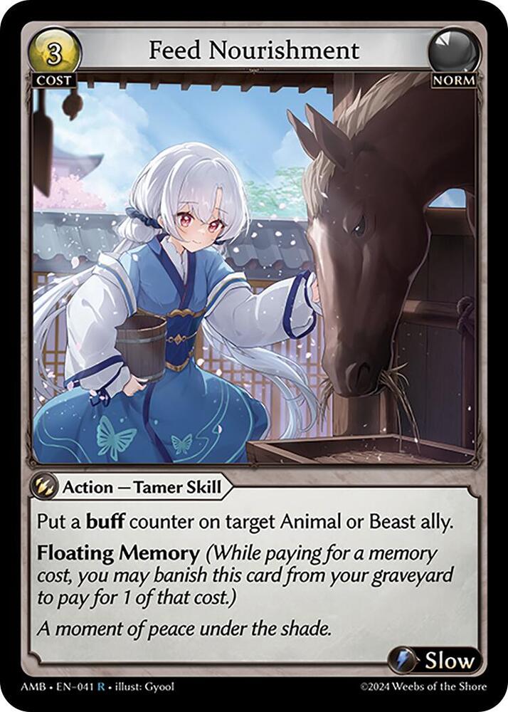 Feed Nourishment, Mortal Ambition 041