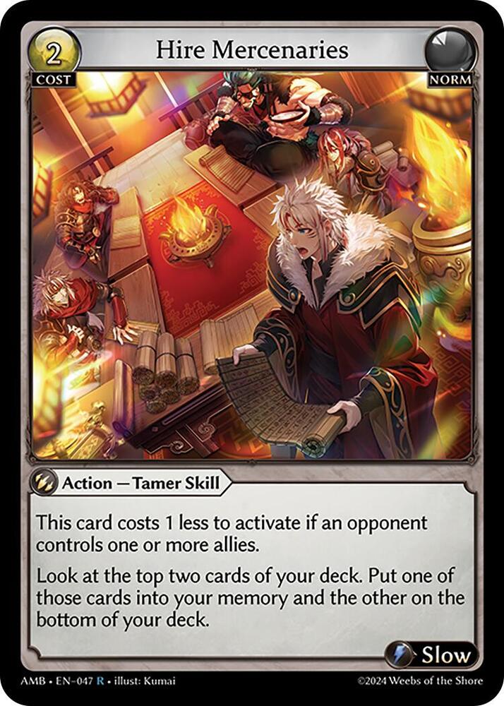 Hire Mercenaries, Mortal Ambition 047