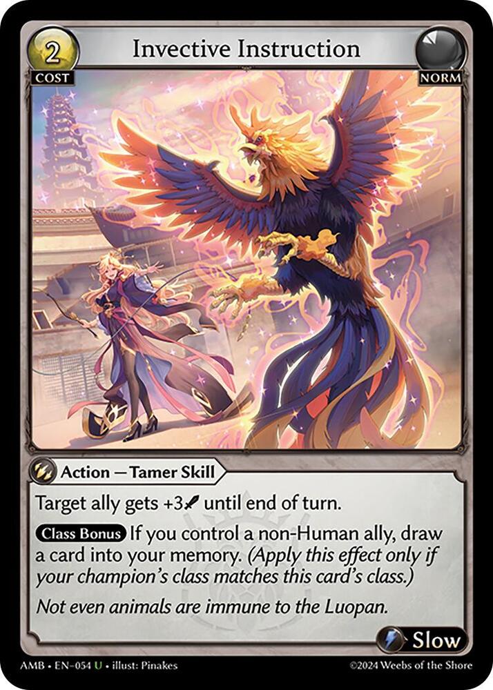 Invective Instruction, Mortal Ambition 054