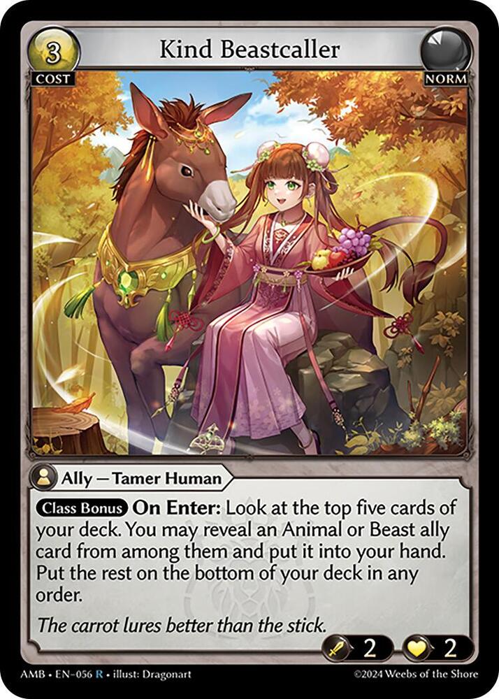 Kind Beastcaller, Mortal Ambition 056
