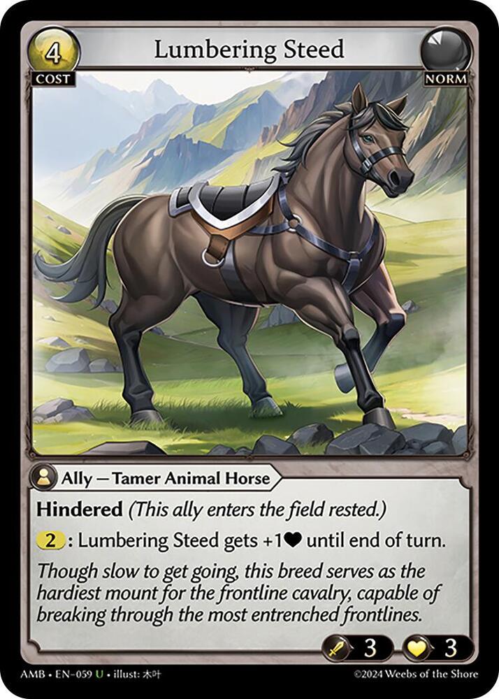 Lumbering Steed, Mortal Ambition 059