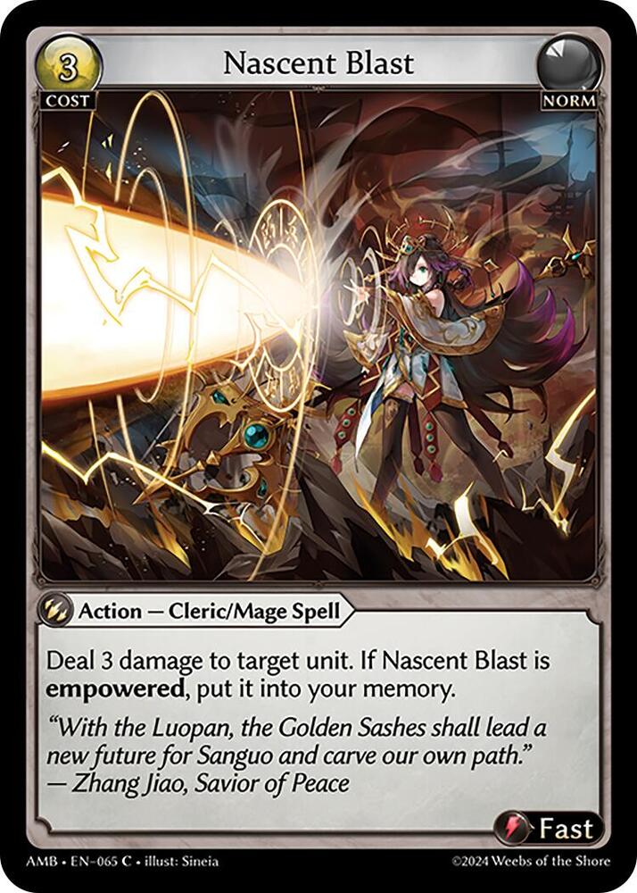 Nascent Blast, Mortal Ambition 065