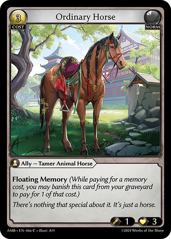 Ordinary Horse, Mortal Ambition 066