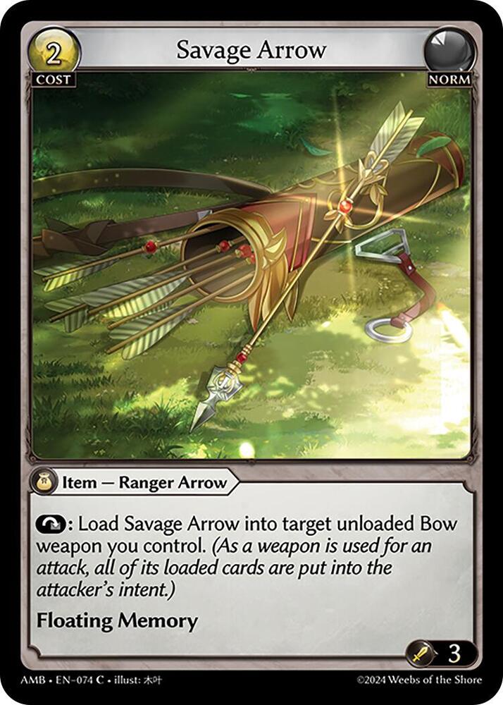 Savage Arrow, Mortal Ambition 074